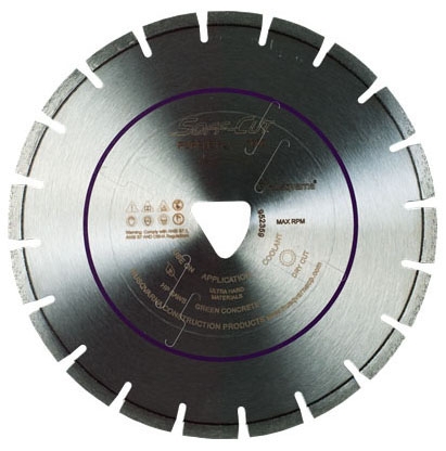 Soff Cut Blade - 12in Purple 10 Pack - Early Entry Green Concrete